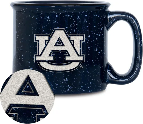 Vista 105 de Rico Industries NCAA Speckle 12oz Laser Engraved Campfire Mug