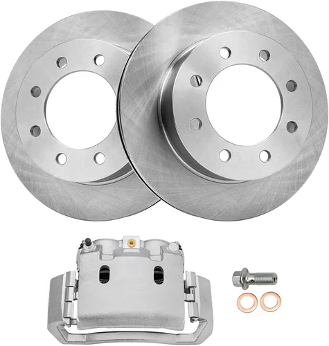 Vista 17 de Detroit Axle - Kit de freno trasero para Chevy GMC Silverado Sierra Suburban Yukon XL 1500 Astro Tahoe Safari Frenos de disco Rotores Pinza de freno