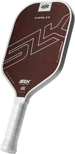 Vista 7 de Selkirk Sport SLK Halo Paleta de Pickleball de Fibra de Carbono Cruda Diseñada en los Estados Unidos Elige la potencia de fibra de carbono cruda