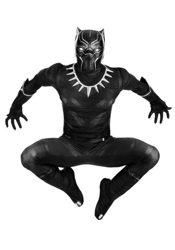 Vista 2 de Disfraz Premium para Adulto de Marvel Black Panther Multicolor