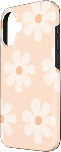 Vista 2 de Orange Floral Aesthetics Daisy Flower Daisies Pattern Case for iPhone 16