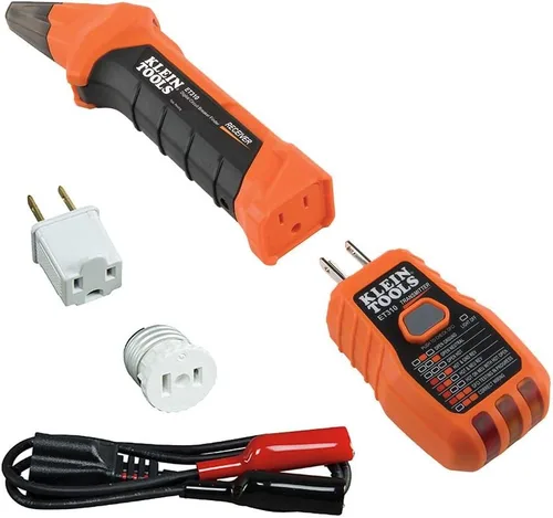 Vista 5 de Klein Tools Paquete de probador eléctrico con medidor de abrazadera, buscador de interruptores y más