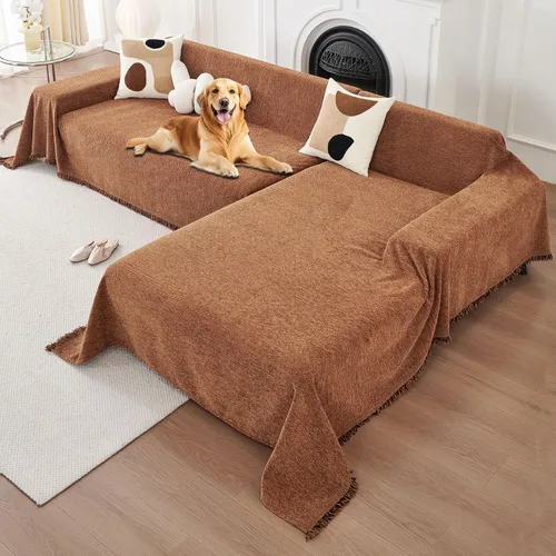 Vista 10 de HAOMAIJIA Fundas para Sofá Seccional en Forma de L de 2 Piezas Lavables Fundas para Sofá en Forma de L para Sofá Seccional Funda de Sofá