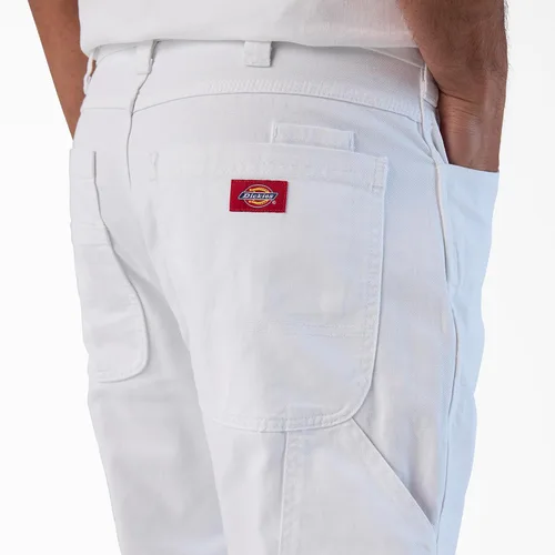 Vista 7 de Dickies Pantalones de pintor utilitarios para hombre Blanco