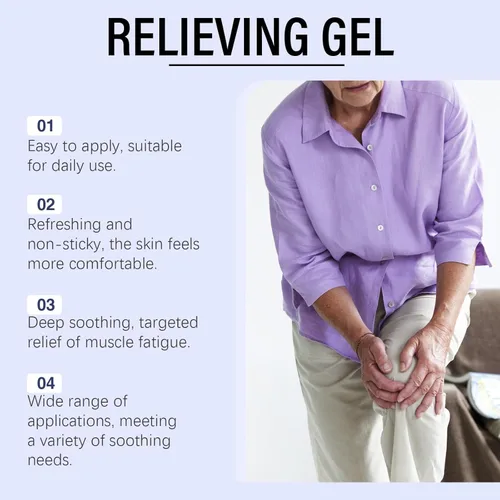 Vista 3 de Gel refrescante calmante de 3.53 onzas, alivia el cuerpo, alivia el dolor, lociones de gel refrescante calmante deportivo para el cuidado