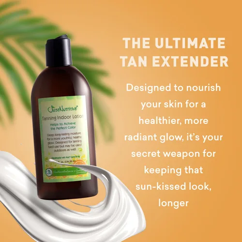 Vista 3 de Loción bronceado interior, mejor loción cama de bronceado, bronceado prolongado protege piel.