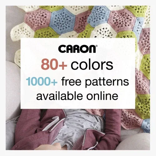 Vista 6 de Caron Simply Soft Party Lana de 3 Onzas, Rojo vivo brillante