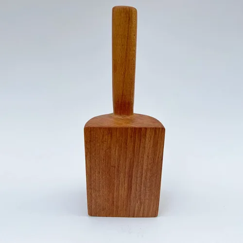 Vista 9 de MakeMake Herramientas Mazo de arcilla de madera hecho a mano 20oz Mazo de cerámica Mazo de cerámica