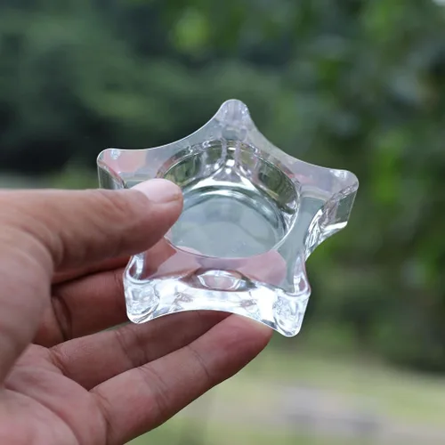 Vista 2 de Portavelas Tealight para Navidad, 2 unidades, portavelas en forma de estrella, para centro de mesa, bodas, mesa de comedor, decoración del hogar