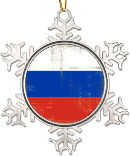 Vista 8 de Níger - Adorno de Navidad con copo de nieve de metal, regalo patriótico de recuerdo para árbol de Navidad, adornos colgantes de bandera nacional