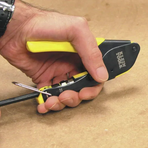 Vista 8 de Klein Tools Kit básico instalador de cable coaxial