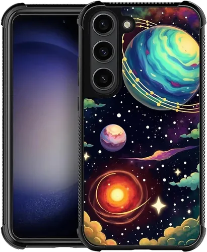Vista 50 de Funda compatible con Samsung Galaxy S23, diseño de elefantes africanos, diseño increíble a prueba de golpes, antiarañazos, carcasa trasera