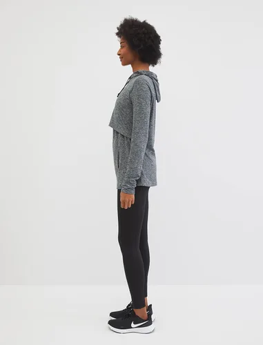 Vista 4 de Motherhood Maternity Sudadera con capucha de lactancia para mujer