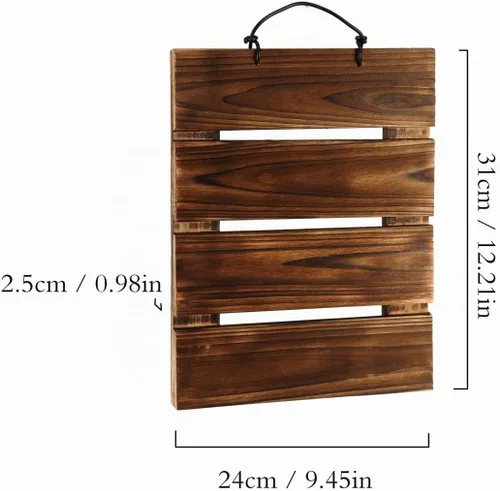 Vista 2 de Kit de tablero de montaje para helecho Staghorn Dranvosk, maceta de pared de madera, soporte colgante para plantas verticales, Platycerium