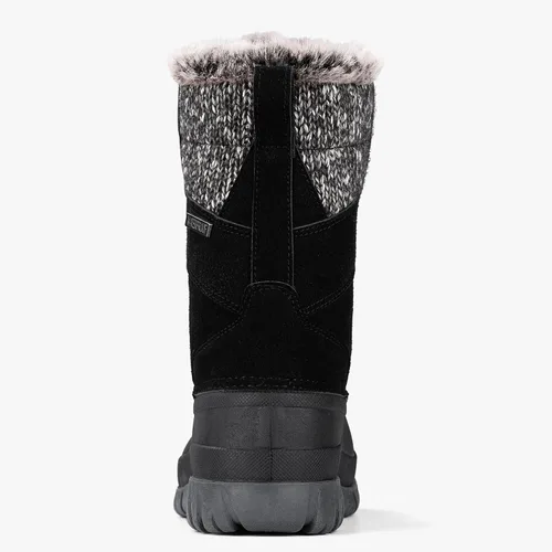 Vista 5 de FREE SOLDIER Botas de nieve impermeables con aislamiento térmico para clima frío para mujer