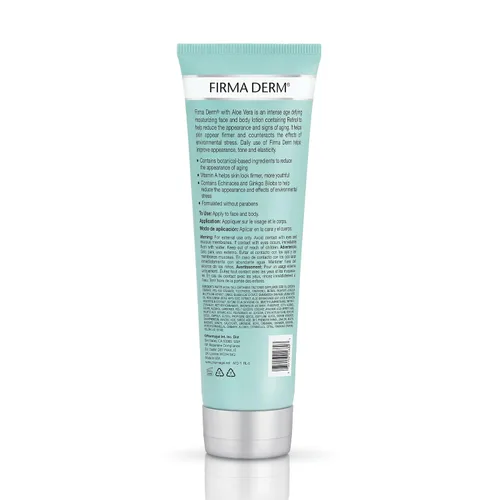 Vista 2 de Pharmagel Firma Derm Age Defying Loción hidratante Loción corporal hidratante diaria para piel seca Hidratante antienvejecimiento y reafirmante