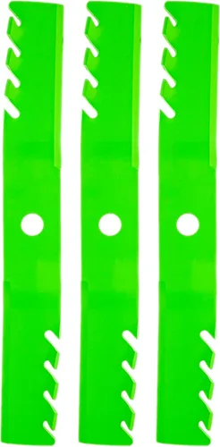 Vista 7 de 8TEN LawnRAZOR - Cuchilla para John Deere X949 Z445 Z520A Z535R Z540R M653 X710 X730 54 pulgadas cubierta M135334 (triturado) paquete de 3