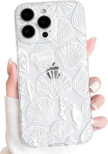 Vista 33 de NITITOP Funda para iPhone 13 Clear Sea Animal - Pez negro Pescado Negro