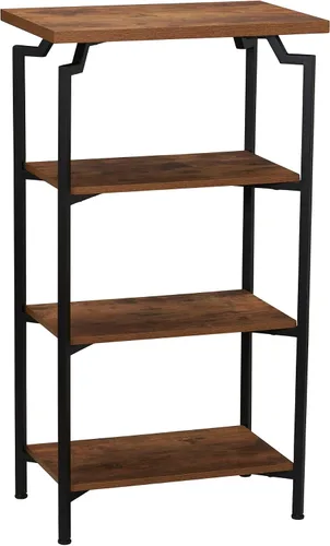 Vista 9 de Household Essentials Mesa de centro rectangular de hierro negro y oro