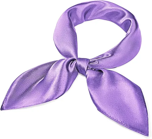 Vista 34 de American Trends Bufanda de seda para mujer, bufandas de satén para la cabeza, bufanda cuadrada para el cuello, bufanda ligera de seda como bandana