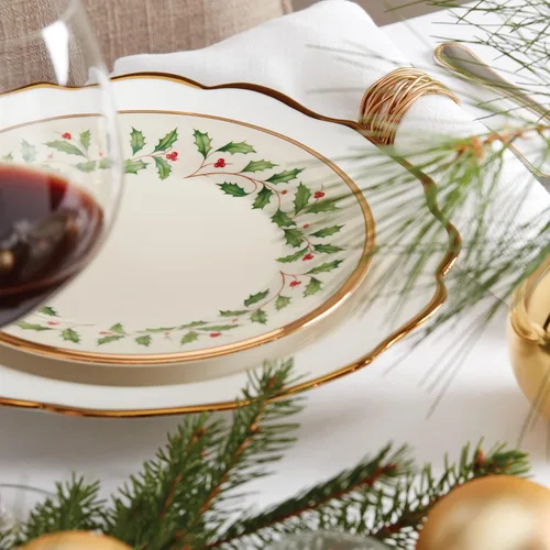Vista 8 de Lenox 146504010 Holiday - Plato navideño de ensalada