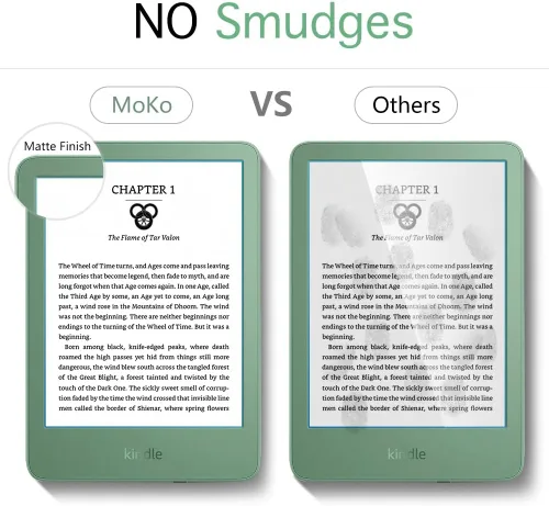 Vista 4 de MoKo Paquete de 2 protectores de pantalla antirreflejos para Kindle de 11.ª