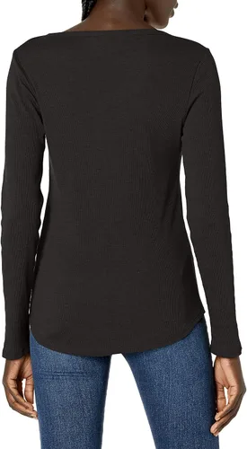 Vista 2 de Dickies Camisa Henley de manga larga con 3 botones para mujer