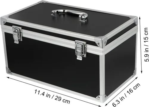Vista 2 de Manija antideslizante portátil de la caja de las piezas del marco de la aleación de aluminio
