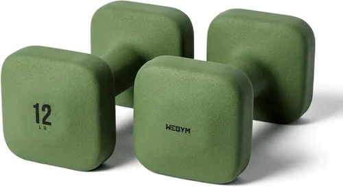 Vista 32 de WeGym Square Dumbbells for Home Gym, Hand Weights for Strength Training