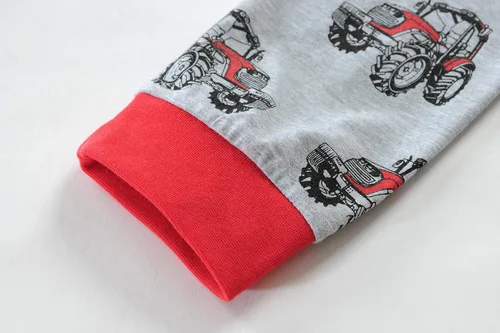Vista 7 de DDSOL Pijamas de 2 piezas para niños y niñas, pijamas de manga larga para otoño e invierno