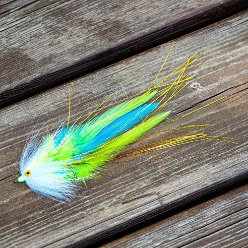 Vista 6 de Goture - Pesca con mosca, trucha, moscas de pesca con mosca, señuelo de pesca con mosca, serpentina, camarones minnow para pesca con mosca