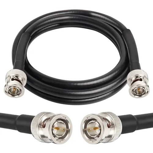 Vista 10 de XRDS -RF Cable SDI de 1 pie, cable de video digital macho BNC 75 ohmios RG59 BNC Cables soporta HD-SDI/3G/6G-SDI/4K/8K (2PCS)
