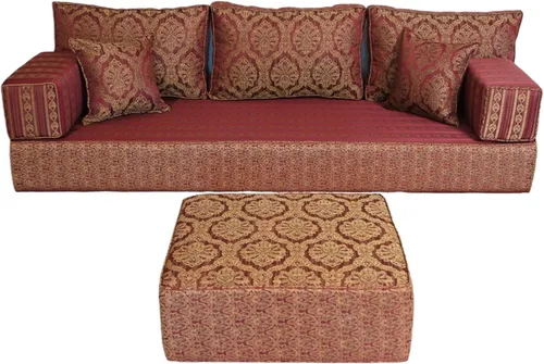 Vista 13 de arabicsofa Sofá de asiento de piso árabe - Sofá modular hecho a mano con sofás otomanos