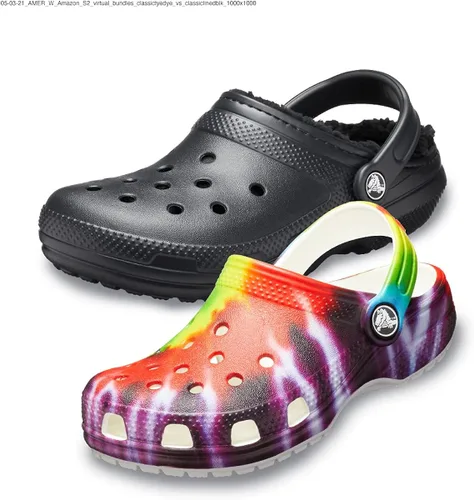 Vista 2 de Crocs Paquete de 2 zuecos clásicos para hombre y mujer