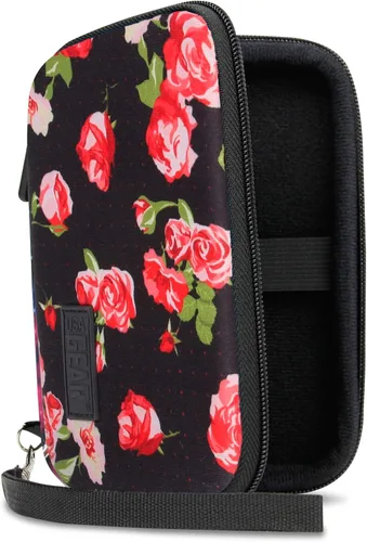 Vista 4 de USA GEAR Funda de viaje pequeña para estimuladores musculares de unidad TENS compatible con Belifu, HiDow, AUVON 2 unidades de salida