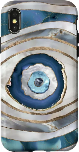 Vista 5 de Funda de adorno de amuleto de mal de ojo para iPhone 17