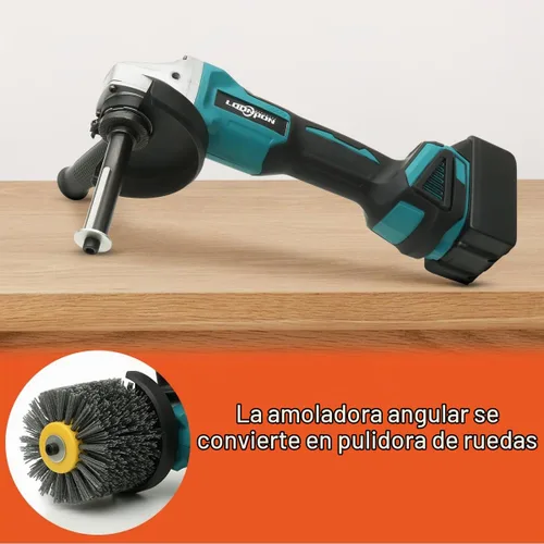 Vista 4 de Pulidora de bruñido y accesorio para amoladora angular