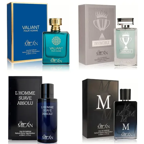 Vista 29 de A CENTER Set de Regalo de Colonia para Hombres Incluye Valentine Milano, Valentine, Blue for Men Ultra & Valuable Paris - 3.4 Fl Oz Cada Uno