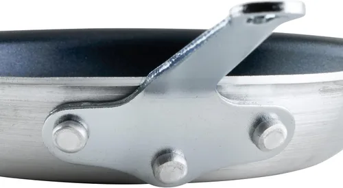 Vista 4 de Winco Sartén/sartén de aluminio de grado comercial, Excalibur antiadherente, 7 pulgadas