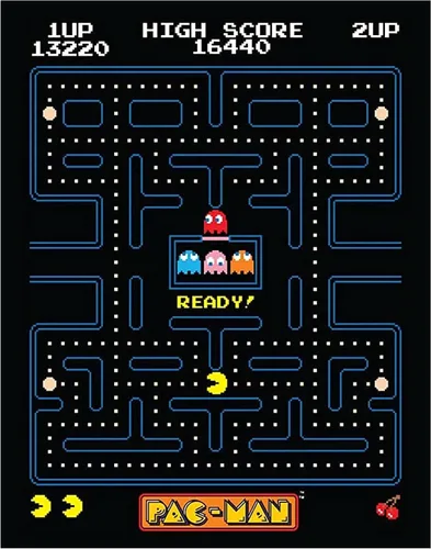 Vista 9 de YELLOWBIRD ART & DESIGN Pacman - Póster de juego de arcade, decoración de pared de 8 x 10 pulgadas, regalo único y genial para niños, hombres