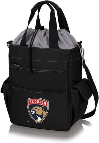 Vista 13 de PICNIC TIME NHL - Bolsa de mano unisex para adultos NHL Activo Negro con detalles grises.