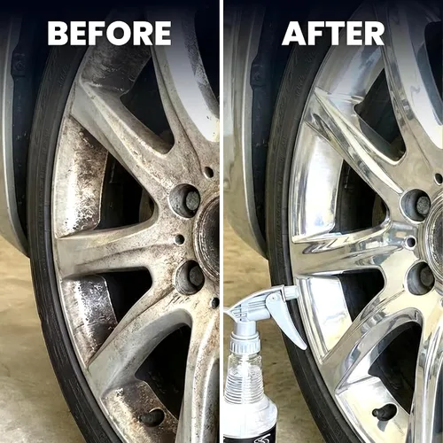 Vista 3 de LANE'S Nuevo Limpiador de Llantas de Aluminio para Auto Limpiador y Brillador de Llantas Ácidas Removedor de Polvo de Frenos, Oxidación y Óxido