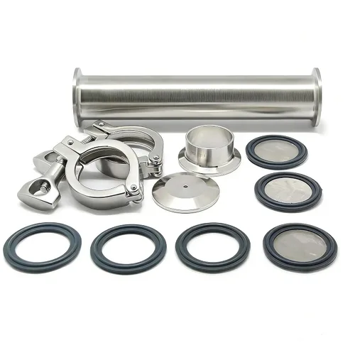 Vista 3 de QiiMii Tubo de cámara de vacío de acero inoxidable 304, longitud de 6" (1.59 oz de peso)