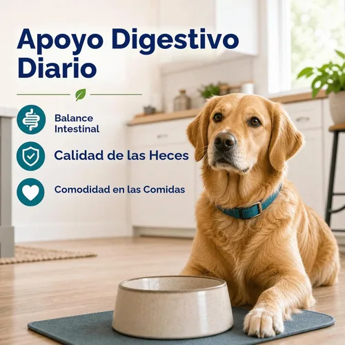 Vista 4 de Probióticos masticables suaves para perros con 160 mg de enzimas de calabaza y papaya – 90 unidades – Soporte intestinal 4 en 1 para comodidad