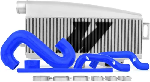 Vista 9 de Mishimoto MMTMIC-WRX-01BKBK Intercooler de montaje superior compatible con Subaru WRX/STI 2001-2007 negro, negro