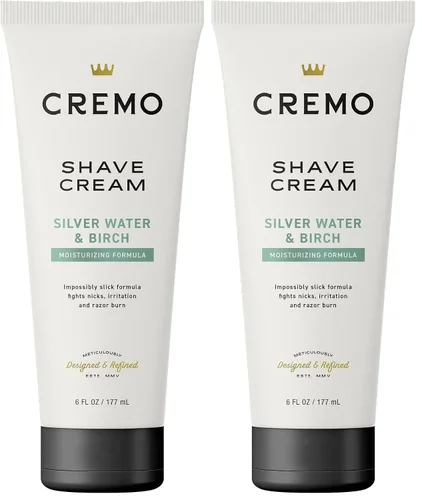Vista 17 de Cremo Crema de afeitar, crema de afeitado refrescante de grado barbero, crema de afeitar increíblemente superior ultra-deslizante para hombres