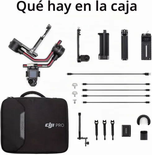 Vista 5 de DJI RS 2 - Estabilizador cardán de 3 ejes para cámaras DSLR y sin espejo