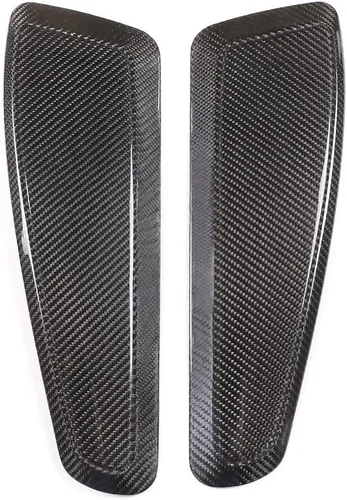 Vista 4 de Para Porsche 911 718 2013 2014 2015 2016 2017 2018 2019 Real Fibra de Carbono Interior Asiento Panel lateral Accesorios Decorativos Cubierta