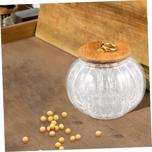 Vista 5 de BESTOYARD Tarro de cristal de calabaza 3pcs Cereales Pasta