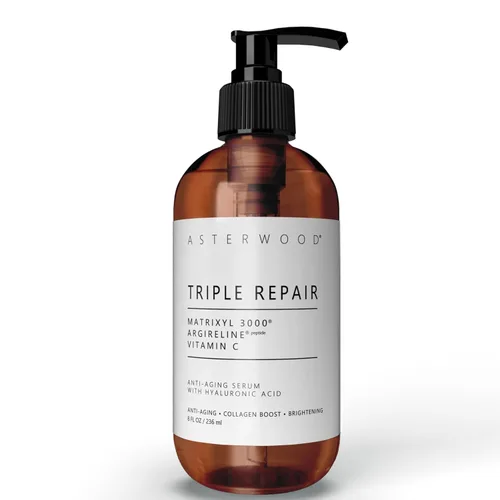 Vista 9 de Asterwood Triple Repair Matrixyl 3000 + Argireline + ácido hialurónico + suero de vitamina C para cara, antienvejecimiento, estimulante de colágeno